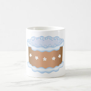 Mug Gâteau Bleu Glaçé Boulangerie Dessert
