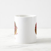 Mug Gâteau Bundt aux Canneberges Fantaisie Monogramme (Centre)