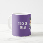 Mug Gâteau cupcake chauve-souris d'Halloween (Devant gauche)