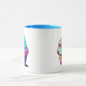 Mug Gâteau Cupcake Dégoulinant Arc-en-Ciel (Centre)