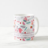 Mug Gâteau Cupcake Joyeux Anniversaire (Devant droit)