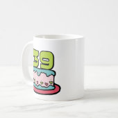 Mug Gâteau d'anniversaire de 39 ans (Devant gauche)