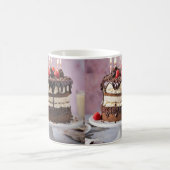 Mug Gâteau D'Anniversaire De Crème Chocolée Aux Fraise (Centre)