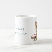 Mug Gâteau d'anniversaire Yorkie personnalisé (Centre)