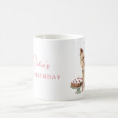 Mug Gâteau d'anniversaire Yorkie personnalisé (Centre)