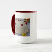Mug Gâteau de fraise (Devant gauche)