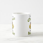 Mug Gâteau de fruits secs drôle de bande dessinée de (Centre)