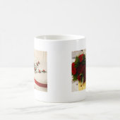 Mug Gâteau de mariage rouge et blanc (Centre)