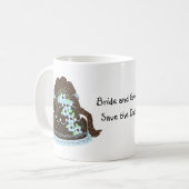 Mug Gâteau de Mariage sur Mesure (Devant gauche)
