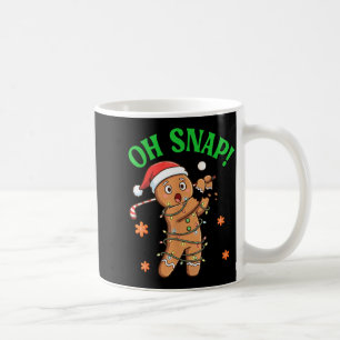 Mug Gâteau de Noël au gingembre drôle de golf Oh Snap
