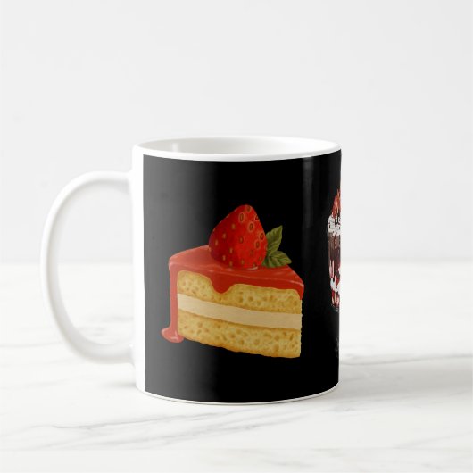 Mug Gâteau doux du désert et glace. (Gauche)
