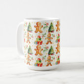 Mug Gâteau épicé de Noël festif (Devant gauche)