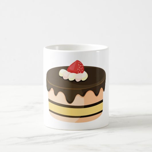 Mug Gâteau Et Fraise (Centre)