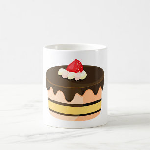 Mug Gâteau Et Fraise