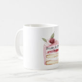 Mug Gâteau joli en rose (Devant gauche)