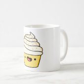 Mug Gâteau Kawaii Jaune (Devant droit)