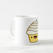 Mug Gâteau Kawaii Jaune (Devant gauche)