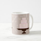 Mug Gâteau mignon de joyeux anniversaire (Devant droit)