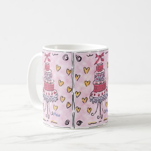 Mug Gâteau Parisien (Devant gauche)