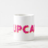 Mug Gâteau personnalisé texte rose (Centre)