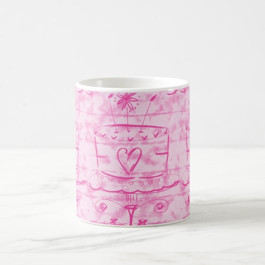 Mug Gâteau rose (Centre)