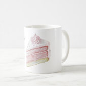 Mug Gâteau Rose Élégant (Devant droit)