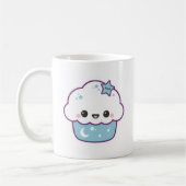 Mug Gâteau spatial bleu mignon (Gauche)