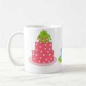 Mug Gâteaux élégants à pois (Gauche)