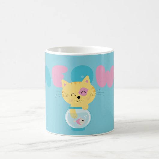 Mug Gatito juguetón Meow! (Centre)