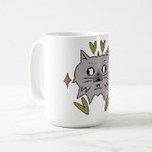 Mug Gato brilhante cinza (Devant gauche)