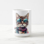 Mug  Gato Cool con Lentes  (Centre)