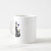Mug "Gato Muerto" Dia De Los Muertos Cat (Devant gauche)