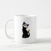 Mug "Gato Muerto" Dia De Los Muertos Cat (Gauche)