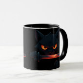 Mug Gato samurái con katana – Estilo japonés (Devant droit)