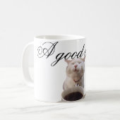 Mug Gato tomando cafe (Devant gauche)