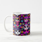 Mug 😻 Gatos de Muertos Fiesta (Gauche)