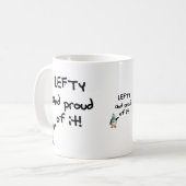 Mug Gauchiste et fier de lui ! Énonciations drôles (Devant gauche)