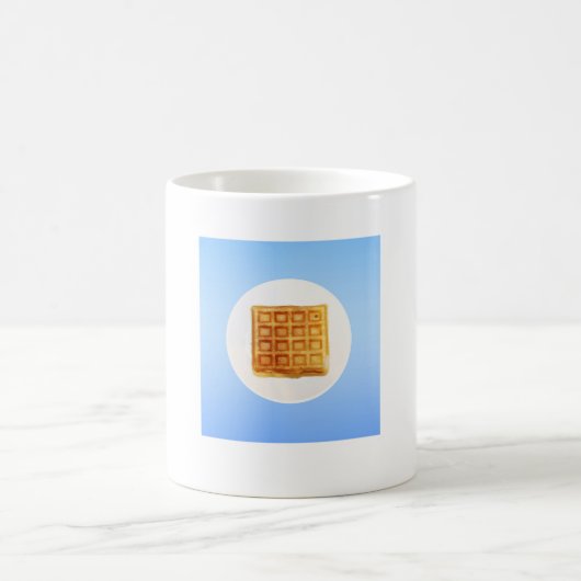 Mug gaufre sur une plaque (Centre)