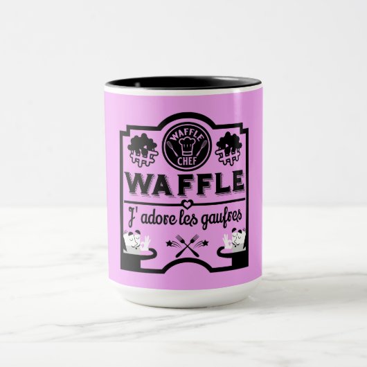 Mug gaufres de Belgique (Centre)