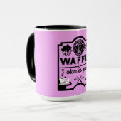 Mug gaufres de Belgique (Devant gauche)
