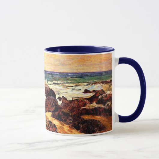 Mug Gauguin - Rochers et mer, 1886, peinture (Droite)