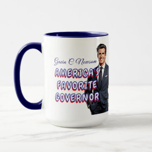 Mug Gavin C Newsom   Le gouverneur favori de l'Amériqu