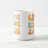Mug Gavin Newsom 2028 Pour Président Wavy Text (Centre)