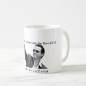 Mug Gavin Newsom pour le gouvernement 2010 (Devant droit)