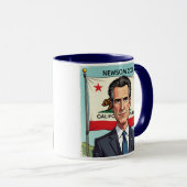 Mug Gavin Newsom pour le président politique (Devant droit)