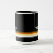 Mug Gay Bear Pride Drapeau de la laine (Centre)