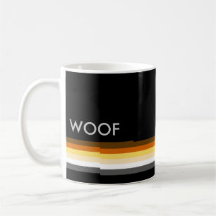 Mug Gay Bear Pride Drapeau WOOF Masculine et élégant