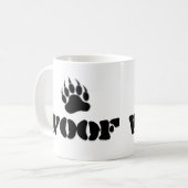 Mug Gay Bear Pride Ourson Paw WOOF (Devant gauche)