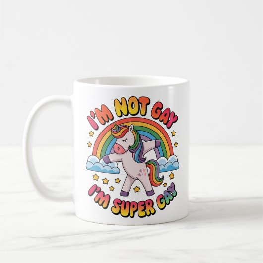 Mug Gay Im Super Gay Sublimation-60681 Tri-Blend Shir (Gauche)