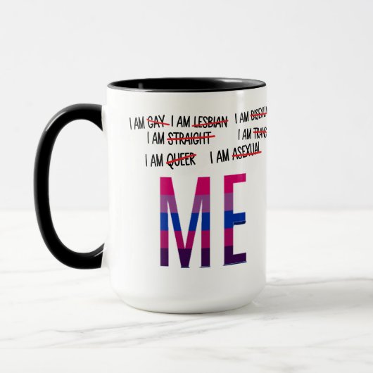 Mug Gay, Lesbienne, Bi, Trans, Queer, Asexué JE SUIS M (Gauche)